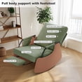 thumbnail image 3 of EDTara Modern Corduroy Rocking Recliner, Adjustable High Back and Footrest, Sturdy Steel Frame, Side Pocket, Suitable for Living Room and Bedroom, 3 of 8