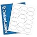 thumbnail image 3 of 2.5 x 1.5 Oval Labels - Permanent, White Matte - Address, Organization, Packaging Labels - Pack of 18,000 Labels, 1,000 Sheets - Inkjet/Laser Printers - Online Labels, 3 of 4
