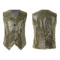 thumbnail image 4 of 2025 Garçons Hauts Garçons Haut Décontracté Garçons Pyjamas de Fête à Paillettes Scintillantes Garçons Robe de Carnaval Sans Manches Gilet T-Shirts Garçons, 4 of 6