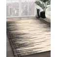 thumbnail image 2 of Ahgly Company Indoor Square Abstract Coffee Brown Abstract Area Rugs, 6' Square, 2 of 6
