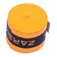 thumbnail image 1 of jinwen Badminton Racket Grip AntiSlip Handle Tape for Pickleball Squash Racquetball Orange, 1 of 9