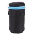 thumbnail image 3 of Camera Lens Bag, Portable Camera Lens Case Camera Lens Pouch with Metal Buckle for DSLR Camera, 3 of 7