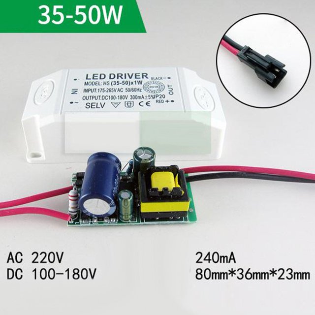 Bgsha Led Driver Power Supply 8w~50w Transformer 240mA 220V Constant Current
