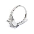 thumbnail image 2 of 1ct Diamond Cluster Halo Engagement Ring 14k White Gold, 2 of 3