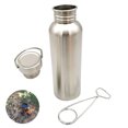 thumbnail image 4 of Stainless Camping Bottle Stainless Steel Bottle with Pothook Smooth Stainless Water Bottle Large Boiling Water Bottle Heat Resistant Boiling Drinking Bottle for Outdoor, 4 of 9