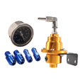 thumbnail image 3 of Adjustable Fuel Pressure Regulator with Gauge Auto Accessories Replace Parts Aureate, 3 of 10