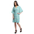 thumbnail image 3 of Moomaya Robe Courte de Caftan de Plage, Robe de Couverture Imprimée, Kaftan pour Femmes, Tenue de Plage, Couverture, 3 of 4