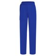 thumbnail image 4 of YiZYiF Men's Latin Dance Pant Salsa Rumba Tango Competition Ballroom Practice Pants Trousers Blue L, 4 of 5