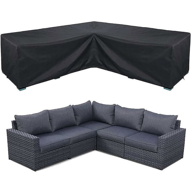 Housse Imperméable pour Canapé Sectionnel de Patio, Protection Complète