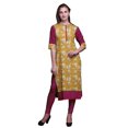 thumbnail image 1 of Bimba Kurta Imprimée d'Été, Tunique Droite, Robes pour Femmes, 1 of 6