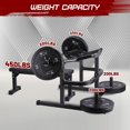 thumbnail image 3 of Alician 1050LBS Chest Press Machine with Converging Arms,Bench Press Machine with Independent Flat Bench, Heavy Duty Bench Press Rack for Home Gym,Chest Workout Equipment, 3 of 8