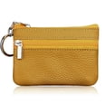 thumbnail image 3 of MesaSe ESTONE Soft Men  Card Coin Key Holder Zip Genuine Leather Wallet Pouch Bag Purse, 3 of 17