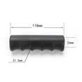 thumbnail image 2 of 2 Pcs Poignées en Caoutchouc pour Brouette, Tubes Ronds Poignées de Remplacement Noires 118 x 29 mm, 2 of 9