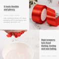 thumbnail image 4 of ORUYROP 1-1/2 Inch Wide Double Face Satin Ribbon-25 Yards,Gift Bag Decoration Wedding Chair Back Handmade Bow (Christmas Red), 4 of 7