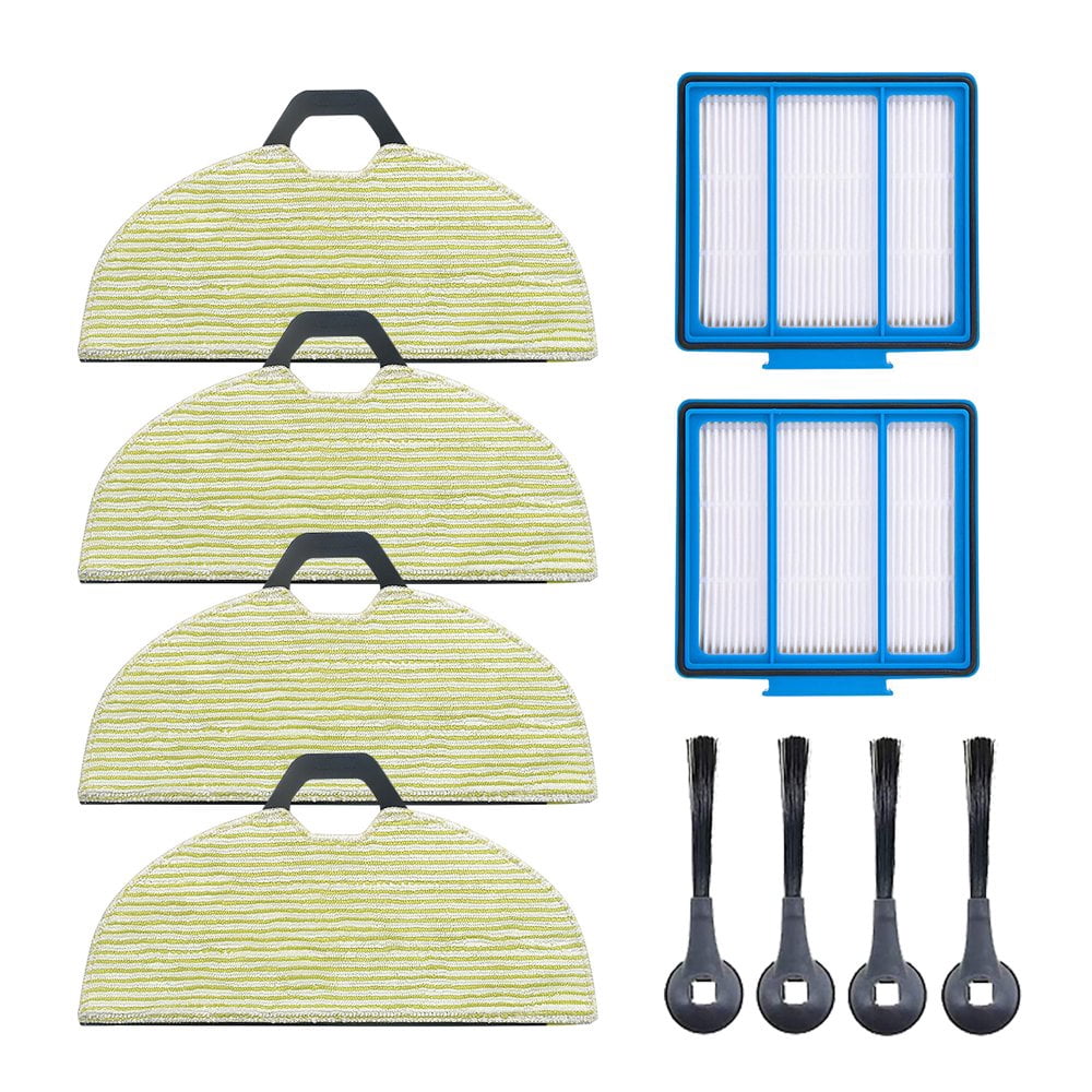 MesaSe Tampons de Vadrouille Filtre Hepa Brosse Accessoires Kit pour Shark Shark AI VACMOP RV2000WD RV2002WD Aspirateur Robot