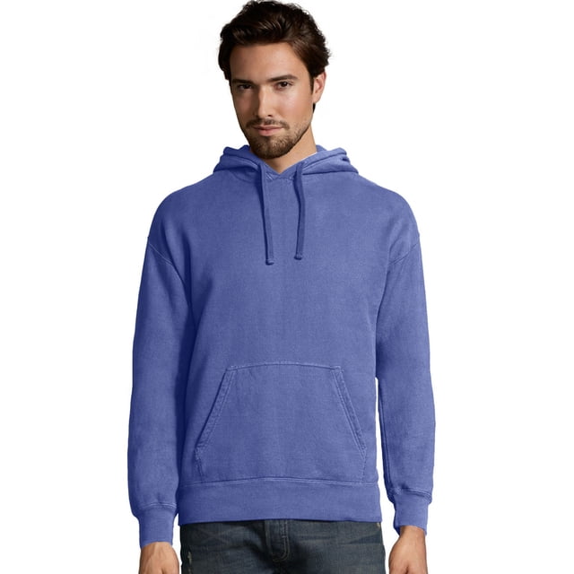 Hanes Chandail à Capuchon en Molleton Teint en Pièce ComfortWash pour Hommes Grande Taille, 2TG
