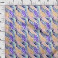 thumbnail image 3 of oneOone Rayon Purple Fabric Abstract Geometric Sewing Material Print Fabric by The Yard 56 Inch Wide, 3 of 4