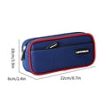 thumbnail image 3 of Agiferg Double Layer Pencil Case，simple Pencil Case，elementary School Junior High School Utensil Box, 3 of 6