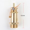 thumbnail image 2 of 12 Air Compressor Relief Valve Brass Copper 8KG 16KG Pressure Safety, 2 of 5