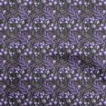 thumbnail image 1 of oneOone Tissu Georgette Viscose Violet Floraux Matériel de Robe Tissu Imprimé Tissu au Mètre 42 Pouces de Large, 1 of 5