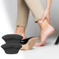 thumbnail image 2 of kurtrusly Heel Pads for Big Shoes Anti Slip Shoe Grips Soft Sponge Heel Liners Sticker Black 5mm, 2 of 9