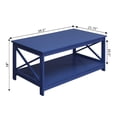 thumbnail image 4 of Pemberly Row Coffee Table in Blue Wood Finish, 4 of 5