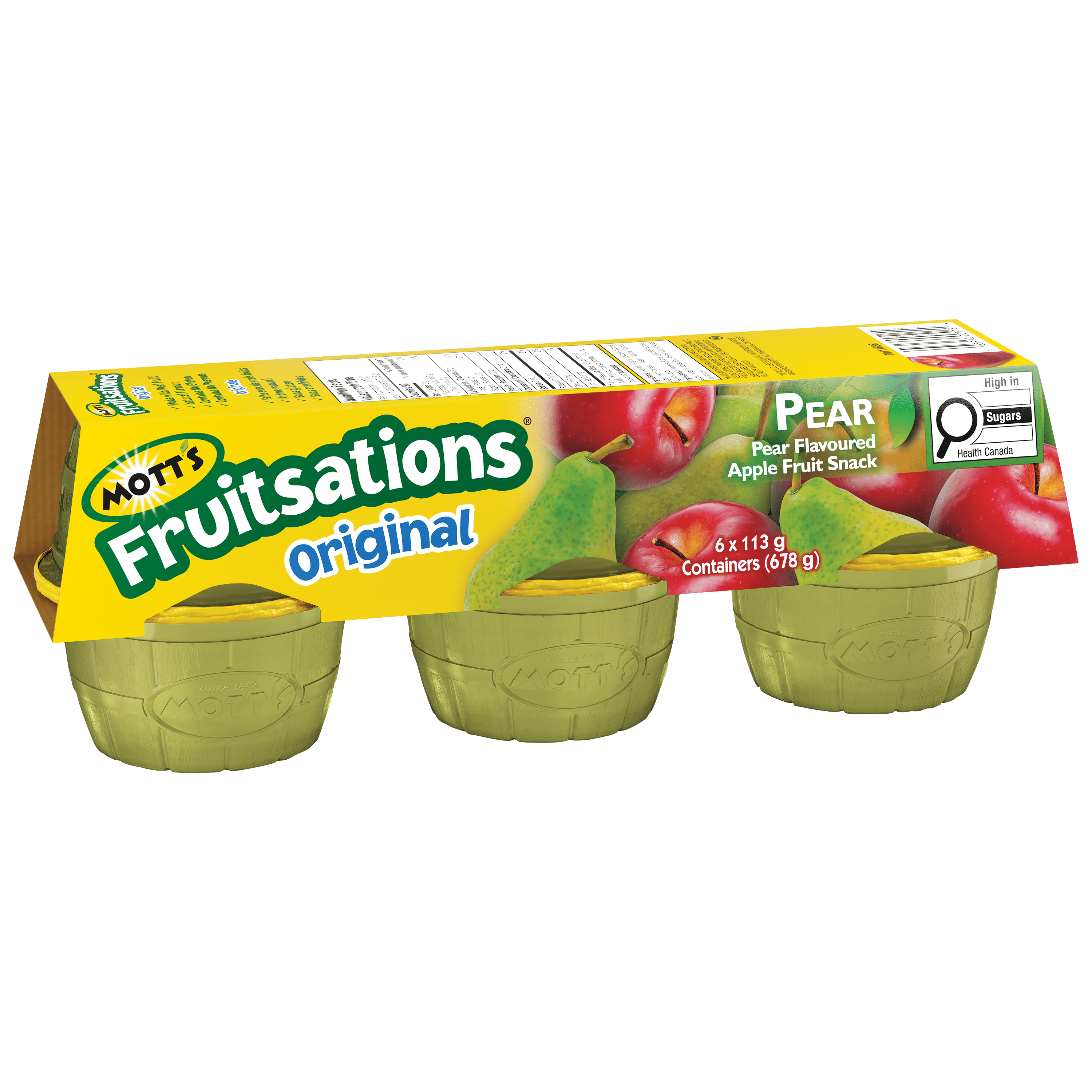 Mott's Fruitsations Originale Compote de Pommes à la Poire