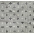 thumbnail image 4 of oneOone Organic Cotton Poplin Twill Fabric Geometric Hash & Stripe Block Decor Fabric Printed BTY 42 Inch Wide, 4 of 4