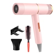 Rbaofujie Electric Hair Dryer High-Power Electric Hair Dryer Home Hair Dryer Hot Wind Comb Hair Salon Blowing Comb