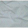 thumbnail image 5 of oneOone Organic Cotton Poplin Twill Fabric Triangle Geometric Print Fabric By Yard 42 Inch Wide, 5 of 5
