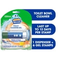 thumbnail image 1 of Scrubbing Bubbles® Toilet Bowl Cleaner, Fresh Gel Stamp, Citrus Scent, Dispenser with 6 Gel Stamps, 1 of 8