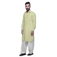 thumbnail image 2 of Atasi Kurta Pathani Classique à Col pour Garçons Chemise en Rayonne à Poche avant, 2 of 5
