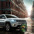 thumbnail image 4 of Housse de Pneu de Rechange pour Caravane 12 Pouces Toucan Tropical Perroquet Feuilles de Palmier Vertes Protège-Roues Florales Housses de Pneus Housses de Roues Résistantes aux Intempéries Belle Oiseau Tropical Convient pour VUS Camion Roulotte de Voyage, 4 of 8