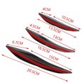 thumbnail image 4 of VONKY 6pack/lot Front Bumper Lip Canard Splitter Fin Spoiler Kit For Body Spoiler Canards B, 4 of 6