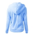 thumbnail image 3 of UPPADA Winter Coats for Women Plus Size Fashion Extreme Cold Weather Outwear Solid Color Pocket Jacket Windbreaker, 3 of 6