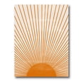 thumbnail image 2 of Designart Orange Sun Print III Canvas Wall Art, 2 of 4