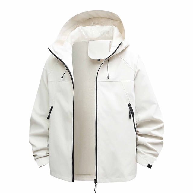 Yuyuzo Womens Rain Jacket Waterproof Lightweight Windbreaker Jacket Plus Size Raincoat with Pockets