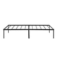 thumbnail image 4 of Mainstays 14" Heavy Duty Steel Slat Platform Bed Frame with Storage Space Under Frame, No Box Spring Required, Black, Twin, 4 of 7
