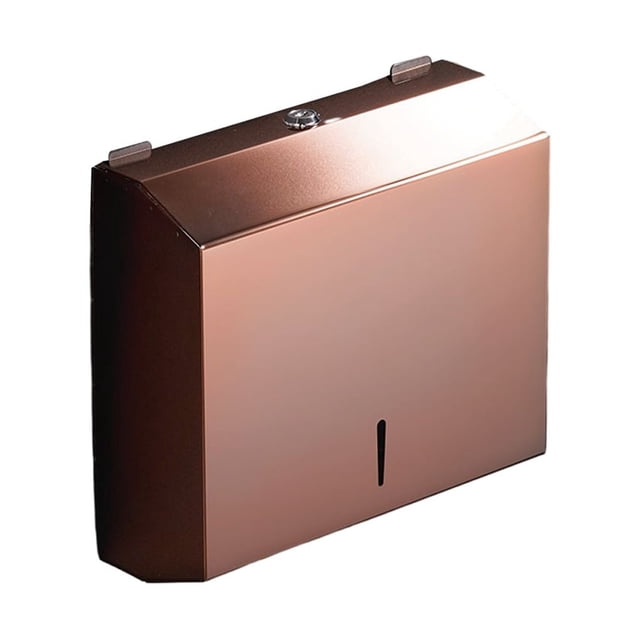 fastboy Distributeur de Serviettes de Construction Robuste Moderne Installation Facile Accessoires Fonctionnels Acier Inoxydable Or Rose