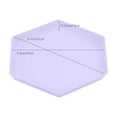 thumbnail image 3 of TIMIFIS Dinner Plate Hexagonal Plates Impregnable Dinner Plates Dishwasher Microwave Safe Plastic Plates Reusable Lightweight Plates for Kitchen Or Camping 6.69X6.69 Inches Kitchen Gadgets, 3 of 6