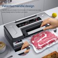 thumbnail image 2 of Machine de Scellage sous Vide Liquide, 90Kpa Modes de Conservation Sec/humide/liquide, Voyant LED, Design Verrouillé avec Poignée, Coupeur Intégré et Rangement pour Sacs, Plateau d'Égouttement Amovible, 2 of 7