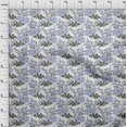 thumbnail image 3 of oneOone Viscose Chiffon Fabric Leaves & Floral Ikat Print Sewing Fabric BTY 42 Inch Wide, 3 of 4