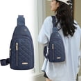 thumbnail image 1 of Chmadoxn Office Storage & Organization,Closet Organizers and Storage, Fashionable Embroidery Diamond Shoulder Bag Large Capacity Watertight Backpack With Data Hole shoulder messenger pouch, 1 of 6