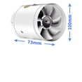 thumbnail image 3 of Summer Savings Clearance! Multifunctional Powerful Mute Exhaust Fan Circular Exhaust Fan, 3 of 7