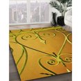 thumbnail image 3 of Ahgly Tapis Rectangulaire Lavable en Machine Intérieur Transitionnel Acajou Brun, 2 Pieds x 4 Pieds, 3 of 7