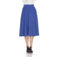thumbnail image 4 of White Mark Jupe Midi Évasée Tasmin pour Femmes, 4 of 6