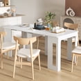 thumbnail image 2 of HOMCOM Table Pliable, Table à Manger Extensible Pouvant Accueillir jusqu'à 6 Personnes, 2 of 10