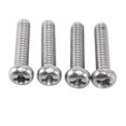 thumbnail image 2 of M2 x 8mm 304 Stainless Steel Phillips Pan Head Screws Bolt 120Pcs, 2 of 7