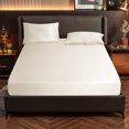 thumbnail image 1 of Pure Mulberry Silk 22 Momme Seamless Fitted Sheet, 1 of 9