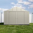 thumbnail image 1 of Arrow Elite Steel Storage Shed, 12x12, Cool Grey, 1 of 9